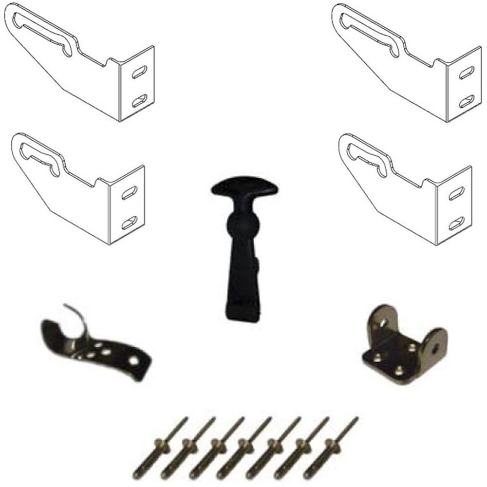 Caliber VFront Shield Ramp Adapter Kit for Triton Double Axle Sno Pro