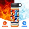 thumbnail image 6 of Uemuo Colorful Pastel Stripes Print 18oz Sports Insulated Kettle, Water Bottle, Outdoor Sports Bottle, Insulated Hydration Bottle with Handle & Flip Straw, 6 of 8
