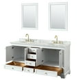 thumbnail image 5 of Wyndham Collection WCS202072DWGCMUNOM24 Deborah 72" Free Standing Double Vanity Set -, 5 of 7