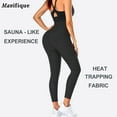 thumbnail image 2 of MANIFIQUE Sauna Sweat Gym Pants for Women High Waist Compression Slimming Weights Thermo Legging Workout Body Shaper, 2 of 6