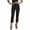 A Dark Gray, variant on Sweatpants Womens Plus Size Capri Pants Women's Fashion Solid Color Zipper Straight Dress Pants White Xxl