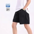 thumbnail image 6 of ITSAME Shorts for Boys, Elastic Waist Loose Fit with Pockets Summer Athletic Casual Shorts Black Size 13-14, 6 of 6