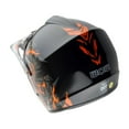 thumbnail image 7 of WOW Youth Kids Motocross BMX MX ATV Dirt Bike Helmet HJOY Dino Orange, 7 of 7