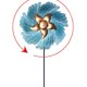thumbnail image 5 of Molino De Viento De Hierro Forjado Para Jardín, Rotador De Viento En Forma De Flor, Molino De Viento De Metal Para Jardín, Patio, Terraza Monstrate HA036174-00, 5 of 6