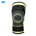thumbnail image 1 of Rodilleras protectoras de invierno para entrenamiento deportivo al aire libre, transpirables, cálidas y elásticas, de color verde, talla L, 1 of 8