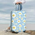 thumbnail image 4 of Wukai Daisies Flowers Elastic Luggage Cover: Personalized Protection for Your Suitcase - Fits 19~29-inch, Washable & Durable Travel Companion-X-Large, 4 of 8