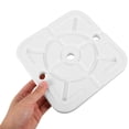 thumbnail image 4 of Canopy Weight Plates White Plastic 4Pcs 8.3X8.3X1.1In For Party Planners, 4 of 5