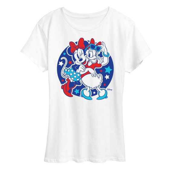 Disney - Minnie Daisy Americana - Women's Short Sleeve Graphic T-Shirt
