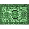 thumbnail image 1 of Ahgly Company Indoor Rectangle Persian Emerald Green Traditional Area Rugs, 2' x 3', 1 of 4