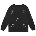 thumbnail image 5 of SJLDQY Halloween Sweatshirts for Kids Hallowmas Graphic Long Sleeve Crewneck Sweatshirt Fall Winter Lined Casual Pullover Tops, 5 of 5