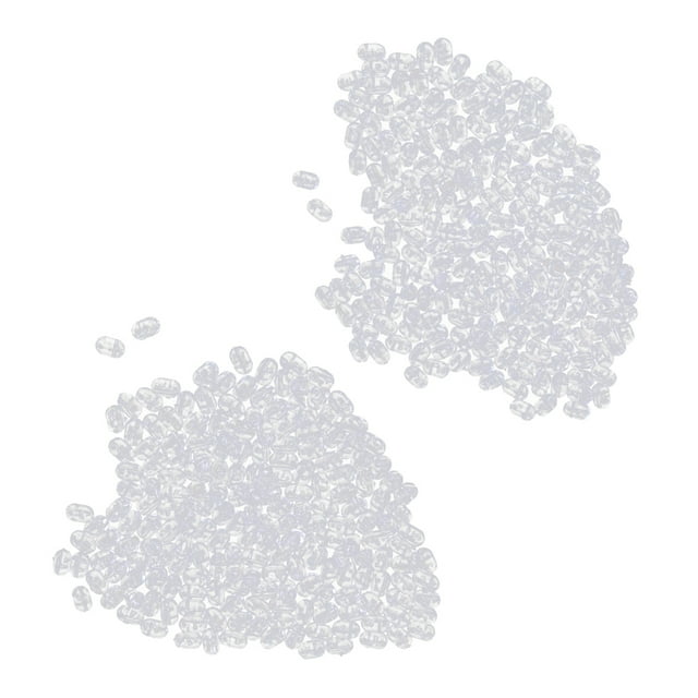 200pcs Cruzadas Tranparente Oval Pesca Aparejo Línea Conector