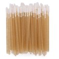 thumbnail image 1 of 100 Uds cepillo de labios desechable limpieza de pestañas hisopo de algodón cepillo para mousse de pestañas herramienta de maquillaje, 1 of 8
