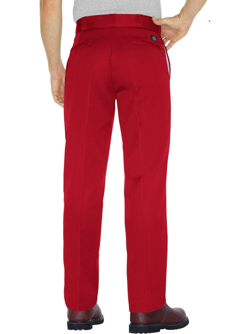 パンツ MADE IN USA Dickies874 English RED Vintage 80s Dickies DickieGirl NHH11 Red Flat Front Straight