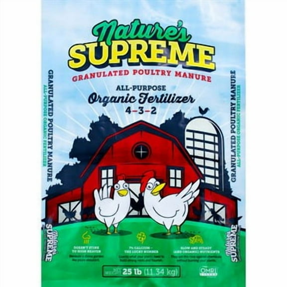 Herbrucks 25 lbs Natures Supreme Lawn & Garden Food