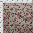 thumbnail image 2 of oneOone Organic Cotton Voile Fabric Laceleaf Leaves Sashiko Print Fabric BTY 42 Inch Wide, 2 of 4