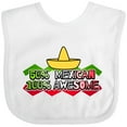 thumbnail image 3 of Inktastic 50% Mexican 100% Awesome Boys or Girls Baby Bib, 3 of 4
