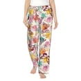 thumbnail image 2 of Picia Butterflies and Roses Womens Soft Woven Cotton Elastic Waistband Sleep Pajama Pant Lounge Sleep Pant With Pockets And Drawstring-XX-Large, 2 of 9