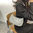 thumbnail image 2 of Sac à Main en Velours Côtelé pour Femmes Mode Couleur Unie (Bleu), 2 of 6