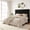 Black, variant on Amolife Queen Size Upholstered Platform Bed Frame with Adjustable Height Headboard, Noise-Free, White