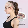 thumbnail image 4 of Sports New Breathable Anti-perspirant Stretchy Sports Headbands Sweatband Elastic Wide Hair Bands 04, 4 of 8