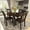 Black, variant on Harper & Bright Designs Farmhouse Wood 5 Pieces Dining Table Set for 4, Rectangle Kitchen Table Set with 4 Chairs, White+Cherry