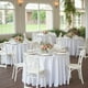 thumbnail image 2 of Mantel redondo sancua, 229 cm, poliéster blanco, paquete de 8, 2 of 9