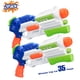 thumbnail image 1 of Pistola de agua, paquete de 2 pistolas de agua para niños y adultos, gatillo de alta capacidad y disparo rápido, juguete de verano para piscinas, fiestas, playa, arena y batallas acuáticas., 1 of 8
