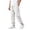 White, variant on Boys Relaxed Jogger Pants, Elastic Waist Summer Trousers, Plain Casual Everyday Bottoms