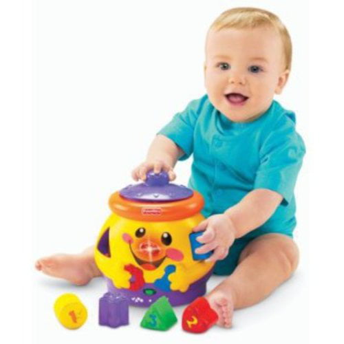 Fisher-Price Laugh Learn Cookie Jar Shape Surprise Music Baby Toys Play Numbers 