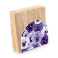 thumbnail image 2 of White and Purple Flowers Napkin Holder for Table Clear Napkin Stand Paper Holder Acrylic Organizer Dispenser Napkins for Dinner Kitchen Restaurant Room, 2 of 8