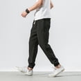thumbnail image 4 of TYGHBN Men's Casual Slim Sports Pants Ankle-Length Linen Trousers Baggy Harem Pants Women Pants Casual Petite on Womens Pants Casual Short Casual Outfits for Women Pants Pants Suit for Women Work, 4 of 5