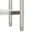 thumbnail image 6 of vidaXL Kitchen Work Table with Overshelf 43.3"x21.7"x47.2" Stainless Steel, 6 of 6