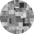 thumbnail image 1 of Ahgly Company Indoor Round Patchwork Gray Transitional Area Rugs, 3' Round, 1 of 1