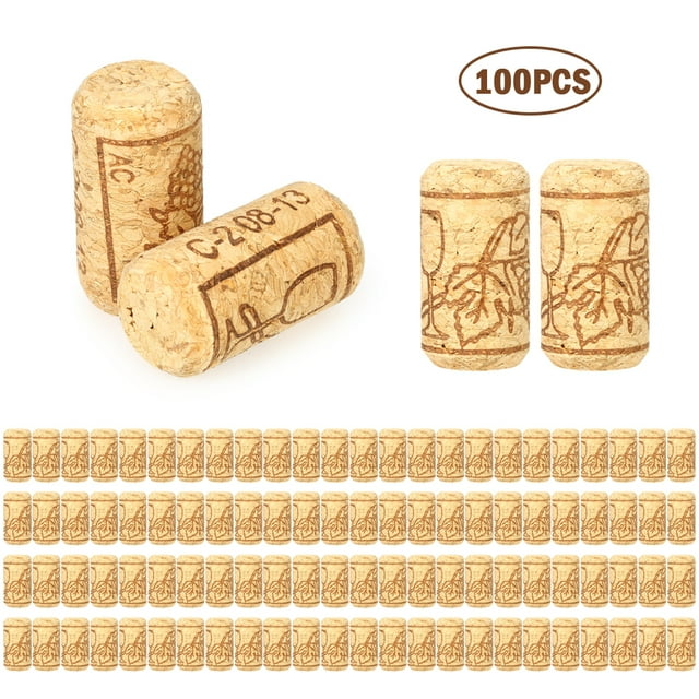 100 Pcs/ensemble Bouchon de Bouteille de Vin 40*21mm Ensemble de 100 Pcs Bouchon de Bouteille de Vin Rouge Chêne Vin Rouge