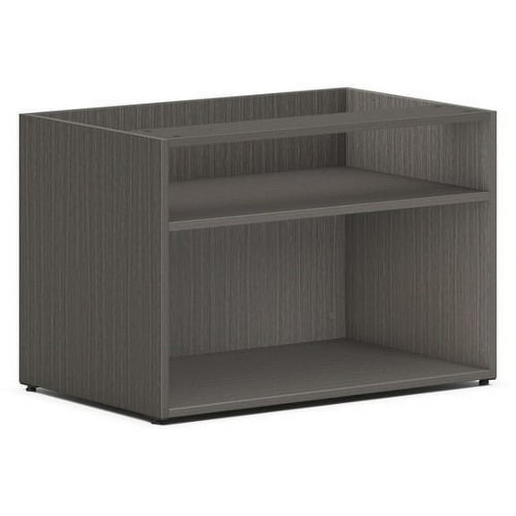 HON Mod Low Storage Credenza 30" x 20" x 21" - Finish: Slate Teak Laminate
