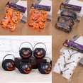thumbnail image 3 of 2026 6Pcs Plastic Pumpkin Candy Buckets – Large Jack-O'-Lantern Pails with Handles, Halloween Trick-or-Treat Party Decor, 3 of 4