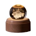 thumbnail image 1 of Bola de cristal 3D, caja de música giratoria de 360°, lámparas de cristal, luz nocturna, lámpara nocturna con proyección, el mejor regalo para el día de San Valentín, día de la madre. Afortunado Sencillez, 1 of 2