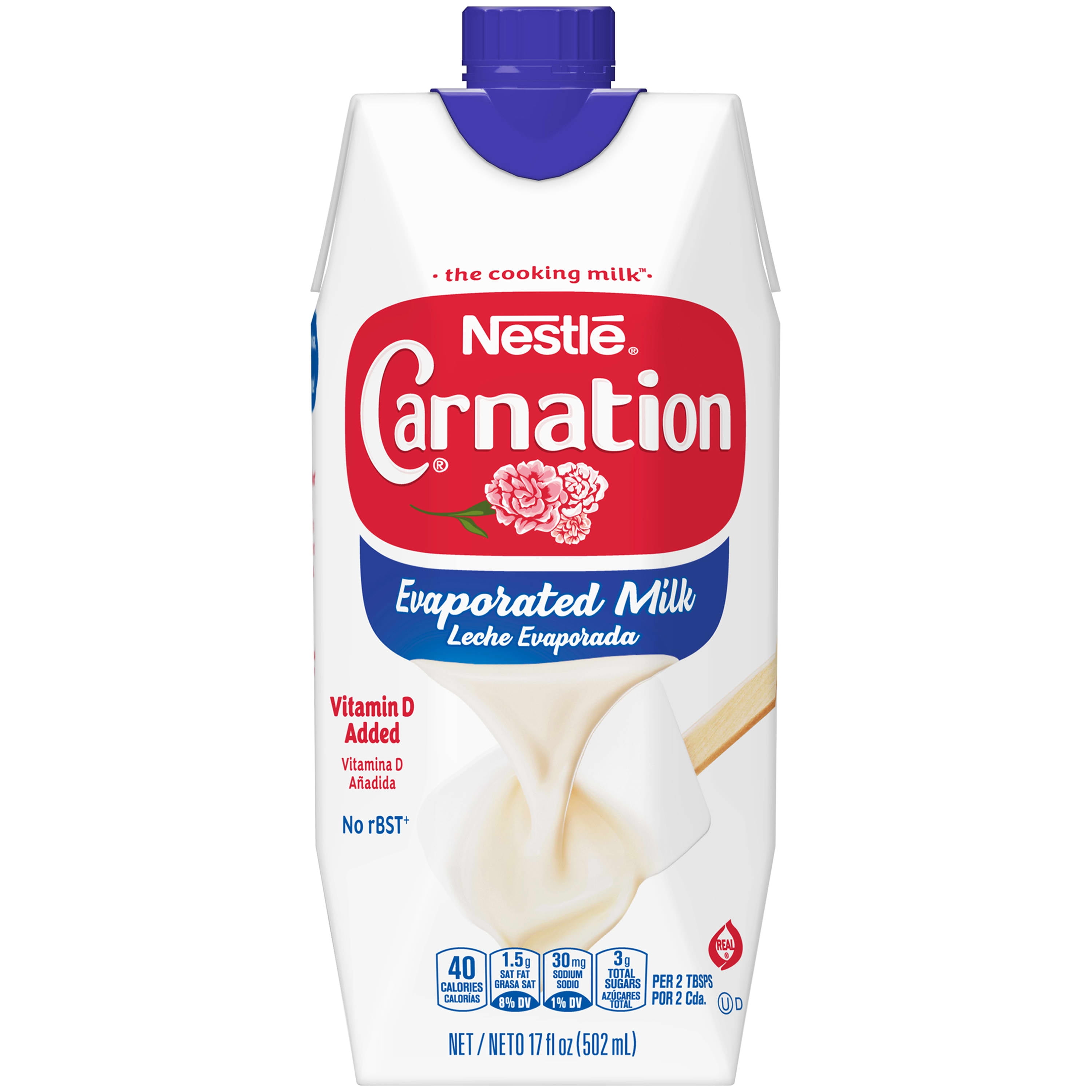Nestle Carnation Evaporated Milk, Vitamin D Added 17 fl oz. Walmart