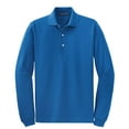 thumbnail image 2 of Port Authority Sport Shirt K455LS Unisex Rapid Dry Long Sleeve Polo, 2 of 5