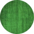 thumbnail image 1 of Ahgly Company Indoor Round Oriental Green Industrial Area Rugs, 8' Round, 1 of 4