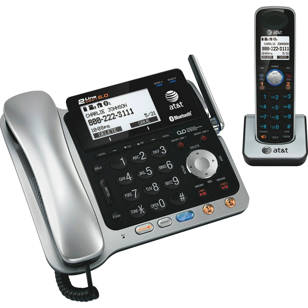 AT&T TL86109 Cordless Phone with Answering Machine