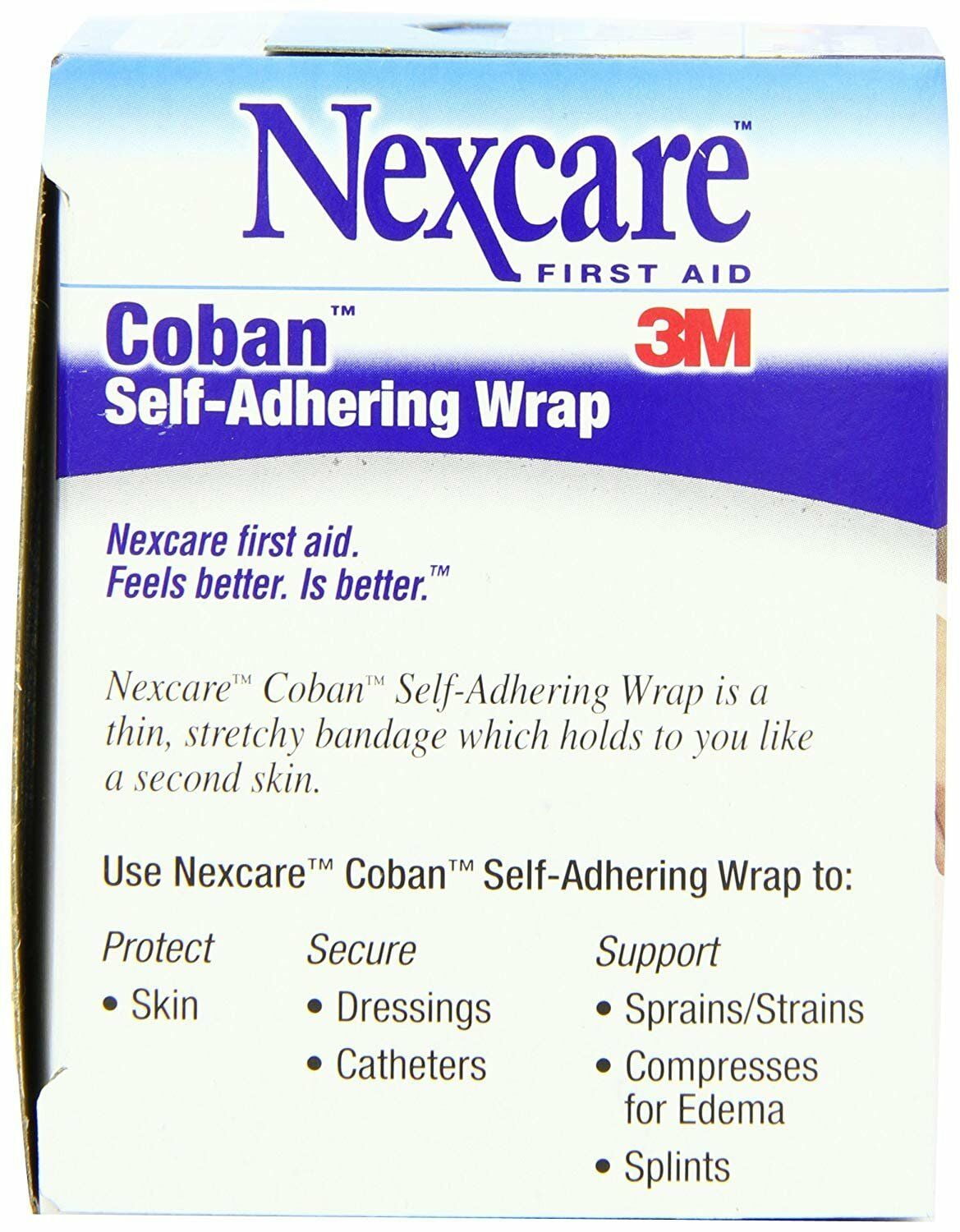 Nexcare Coban First Aid Self Adhering Wrap Support Sprains, 1ct, 6-Pack