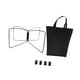thumbnail image 4 of Soporte para hielera plegable, portaequipajes, porta bolsas de basura, metal, resistente, compacto, para agua Negro, 4 of 9
