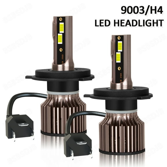 For Toyota Corolla 1998 1999 2000 - H4/9003 LED Headlight High Low Beam Bulbs