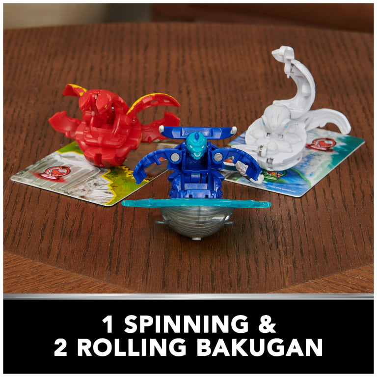 Bakugan Starter 3-Pack Spinning Action Figures, Special Attack
