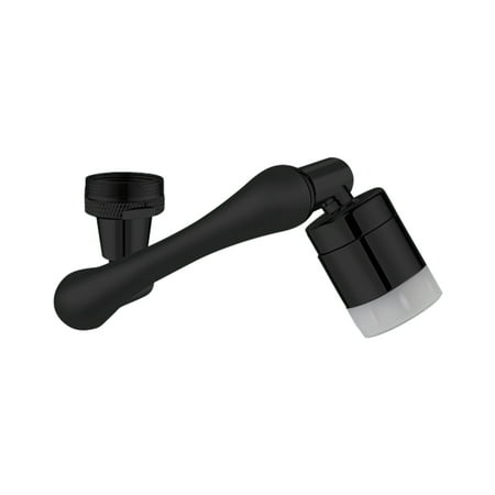 

moobom Faucet 2 Water Flow Modes Four-layer Filtration Silver Gold Black Anti-rust Universal Rotary Copper ABS Bubbler