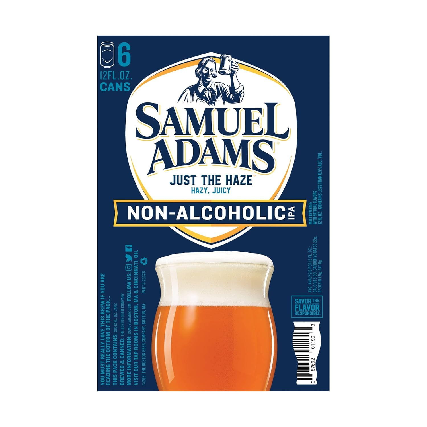 Non-Alcoholic Just the Haze 6pk Cans, 12 FZ