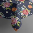 thumbnail image 4 of Pioneer Flower Floral Print Pattern Rectangle Tablecloth 60"x120", Waterproof Polyester Table Cloth, Wipeable Spillproof for Dining Camping Indoor Outdoor, 4 of 6