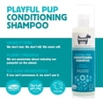 thumbnail image 2 of hownd Playful Pup Conditioning Shampoo for Puppies and Adult Dogs with Sensitive Skin - Made with Rose & Lemongrass - Moisturizing Deep Clean Shampoo - Vegan, Cruelty-Free, No Junk Ingredients - 8.5o, 2 of 6