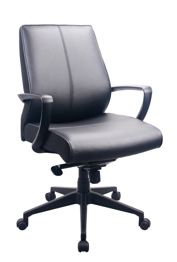 25.5" x 28.75" x 40" Black Leather Chair Walmart Canada